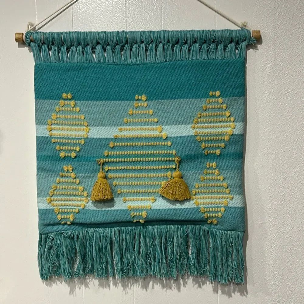 Southwestern woven wall hanging